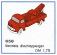 LEGO 656-2 1:87 Mercedes Tow Truck