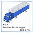 LEGO 657-2 1:87 Mercedes Delivery Van