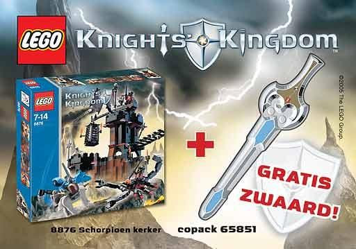 LEGO 65851 Knights Kingdom II Bundle Pack (Copack of Set 8876 with Gear 851211)