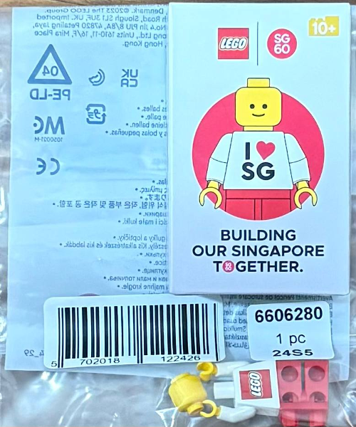 LEGO 6606280 I Heart SG SG60 - Building Our Singapore Together