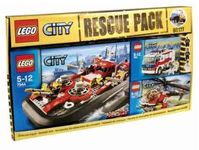 LEGO 66177 City Rescue Pack (7238, 7890, 7944)