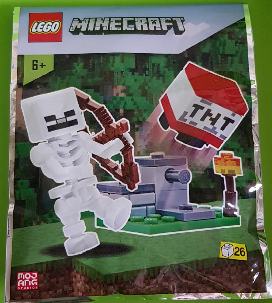 LEGO 662102 TNT Launcher and Skeleton foil pack