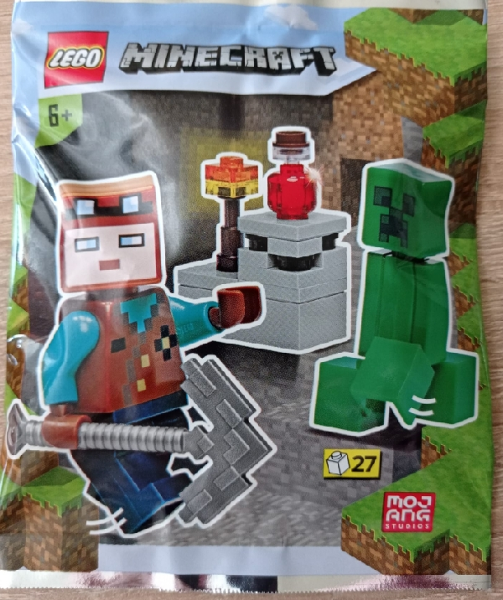LEGO 662204 Miner and Creeper foil pack