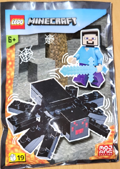 LEGO 662207 Steve with Spider foil pack