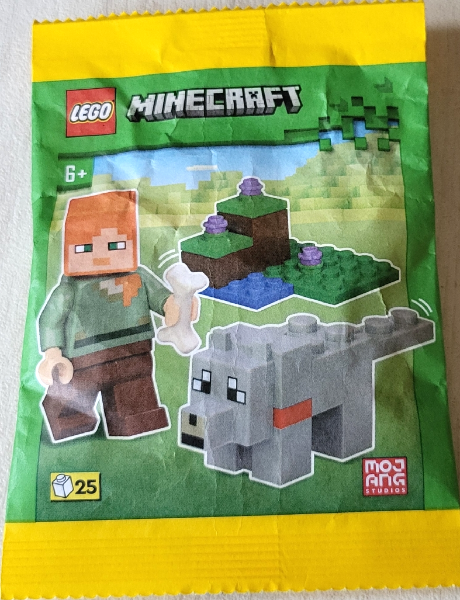 LEGO 662404 Alex with Wolf paper bag