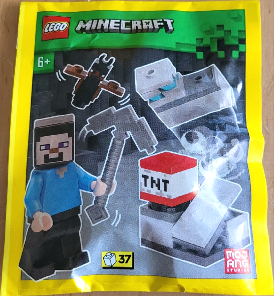 LEGO 662411 Steve in the Diamond Mine paper bag