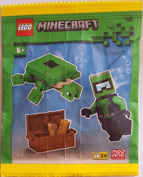 LEGO 662505 Diver with Treasure Chest and Turtle paper bag