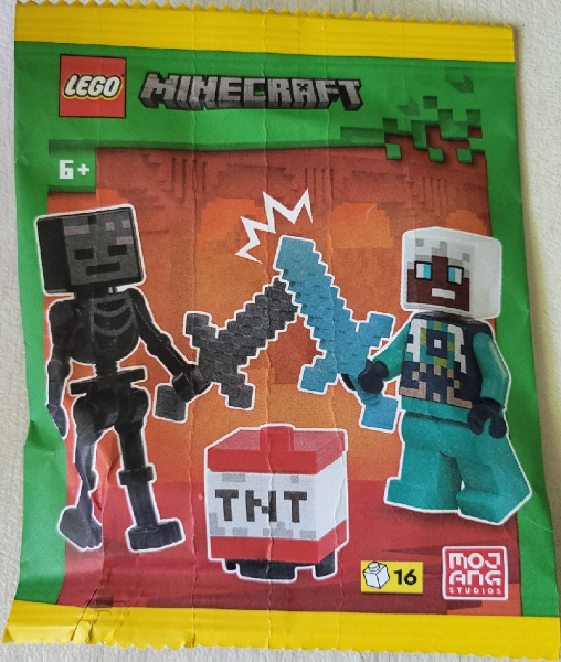 LEGO 662506 Wither Skeleton and Ender Explorer with TNT paper bag