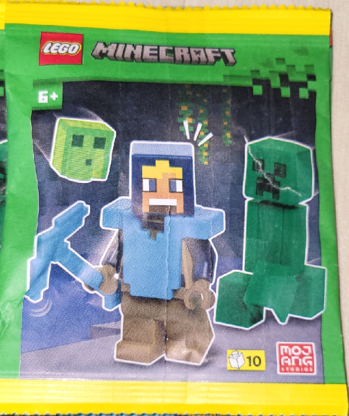 LEGO 662508 Diamond Hero with Creeper and Slime paper bag