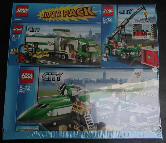 LEGO 66260 City Bundle Pack, Super Pack (Copack of Sets 7733, 7734, and 7992)