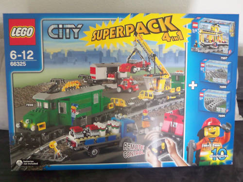 LEGO 66325 City Bundle Pack, Super Pack 4 in 1 (Sets 7895, 7896, 7898, and 7997)