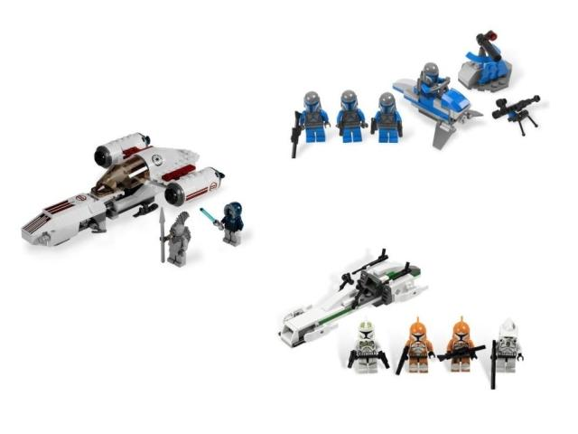 LEGO 66378 Star Wars Bundle Pack, Super Pack 3 in 1 (Sets 7913, 7914, and 8085)