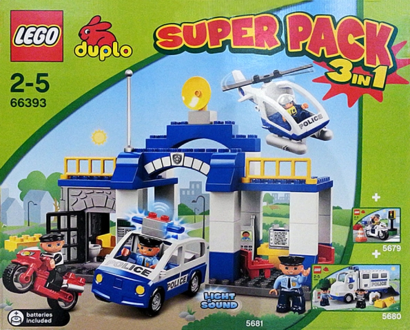 LEGO 66393 DUPLO Bundle Pack, Super Pack 3 in 1 (Sets 5679, 5680, and 5681)