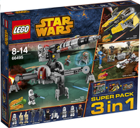 LEGO 66495 Star Wars Bundle Pack, Super Pack 3 in 1 (Sets 75037, 75038, and 75045)