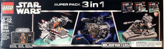 LEGO 66515 Star Wars Bundle Pack, Super Pack 3 in 1 (Sets 75031, 75032, and 75033)