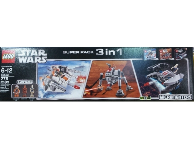 LEGO 66533 Star Wars Bundle Pack, Super Pack 3 in 1 (Sets 75073, 75074, and 75077)