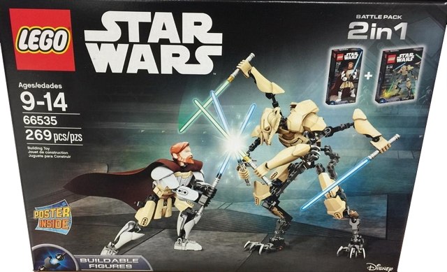 LEGO 66535 Star Wars Bundle Pack, Battle Pack 2 in 1 (Sets 75109 and 75112)