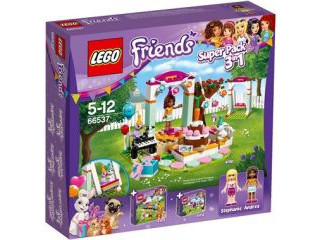 LEGO 66537 Friends Bundle Pack, Super Pack 3 in 1 (Sets 41110, 41111, and 41112)