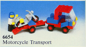 LEGO 6654 Motorcycle Transport