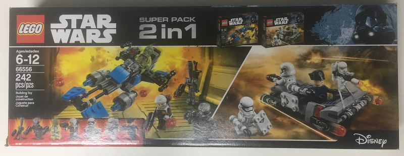 LEGO 66556 Star Wars Bundle Pack, Super Pack 2 in 1 (Sets 75166 and 75167)