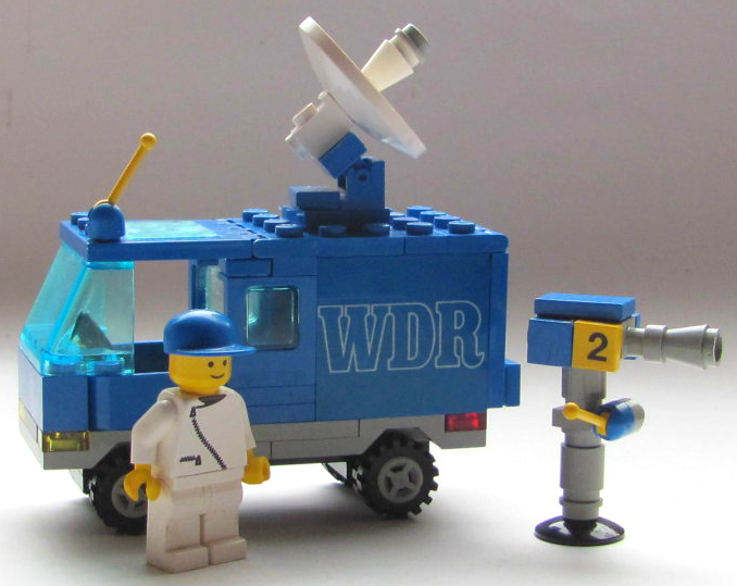 LEGO 6661-2 TV Van / Mobile TV Studio (WDR Anniversary Version)