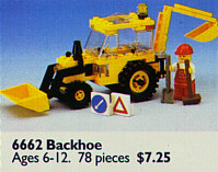 LEGO 6662 Backhoe