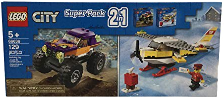 LEGO 66636 City Bundle Pack, Super Pack 2 in 1 (Sets 60250 and 60251)