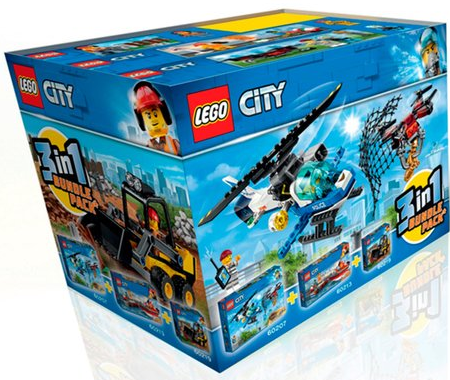 LEGO 66643 City Bundle Pack, 3 in 1 (Sets 60207, 60213, and 60219)