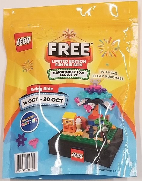 LEGO 66648-2 Bricktober Fairground Set 3/4 - Swing Ride (2021 Toys "R" Us Exclusive) (Canadian Release)