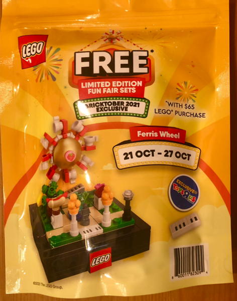 LEGO 66650-2 Bricktober Fairground Set 4/4 - Ferris Wheel (2021 Toys "R" Us Exclusive) (Canadian Release)