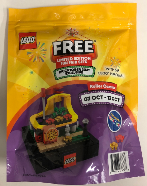 LEGO 66651-2 Bricktober Fairground Set 2/4 - Roller Coaster (2021 Toys "R" Us Exclusive) (Canadian Release)