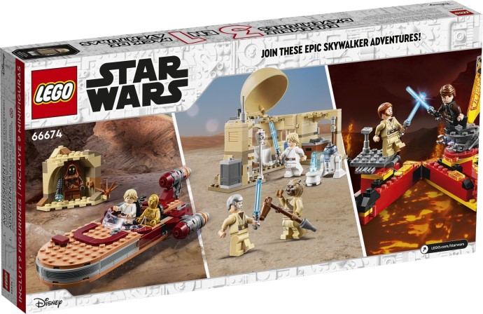 LEGO 66674 Star Wars Bundle Pack (Sets 75269, 75270, and 75271) - Skywalker Adventures Pack