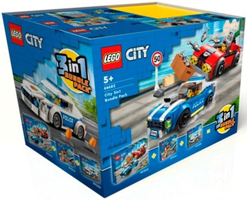 LEGO 66682 City Bundle Pack, 3 in 1 (Sets 60239, 60241, and 60242)