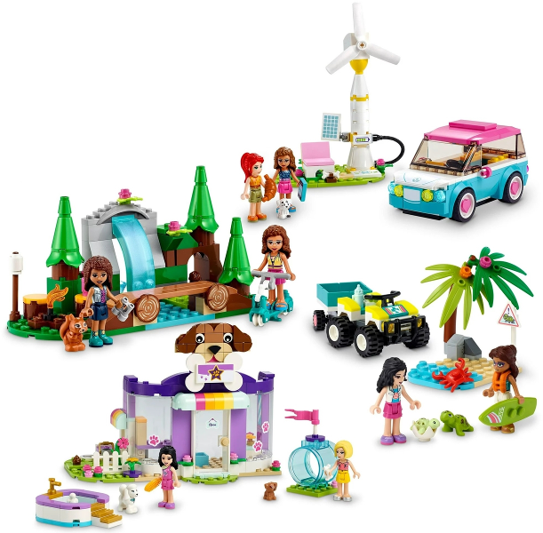 LEGO 66710 Friends Bundle Pack, 4 in 1 (Sets 41443, 41677, 41691, and 41697) - LEGO Friends Gift Set