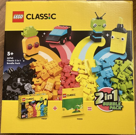 LEGO 66745 Classic Bundle Pack, 2 in 1 (Sets 11023 and 11027)