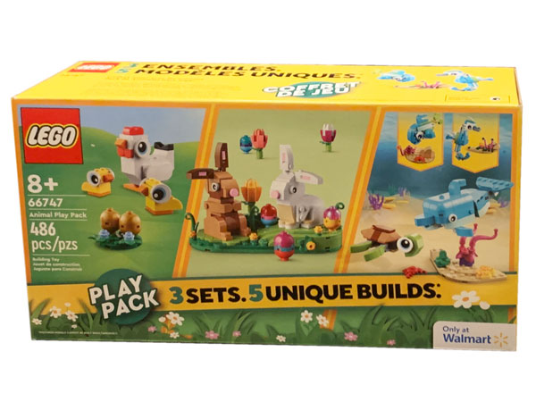 LEGO 66747 Mixed Bundle Pack, Play Pack (Sets 30643, 31128, and 40523) - Animal Play Pack