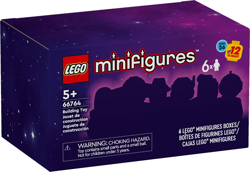 LEGO 66764 Minifigure, Series 26 (Box of 6)
