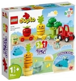 LEGO 66776 DUPLO Bundle Pack, 2-in-1 Combo Pack and Bonus Pack (Sets 10981, 10982, and 30648) - Fruit & Vegetables Gift Pack