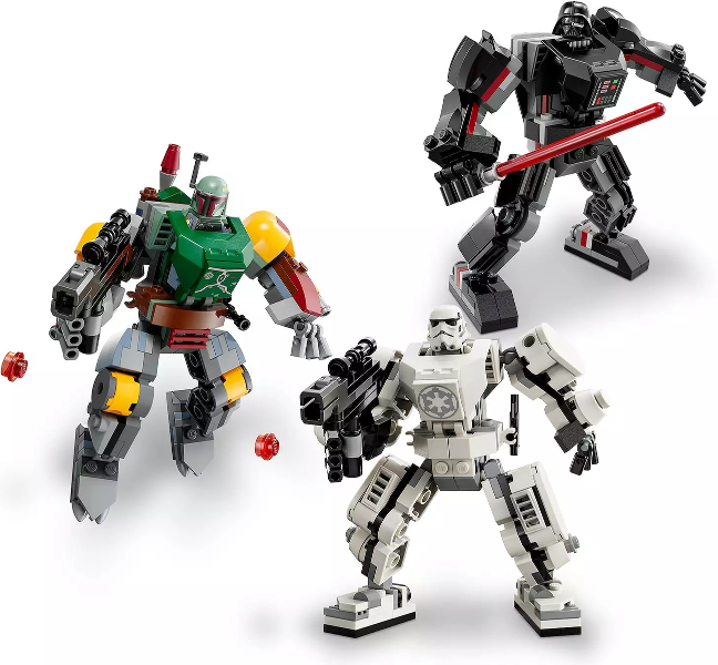 LEGO 66778 Star Wars Bundle Pack, 3 in 1 Mech Value Pack (Sets 75368, 75369, and 75370) - Star Wars Mech 3-Pack