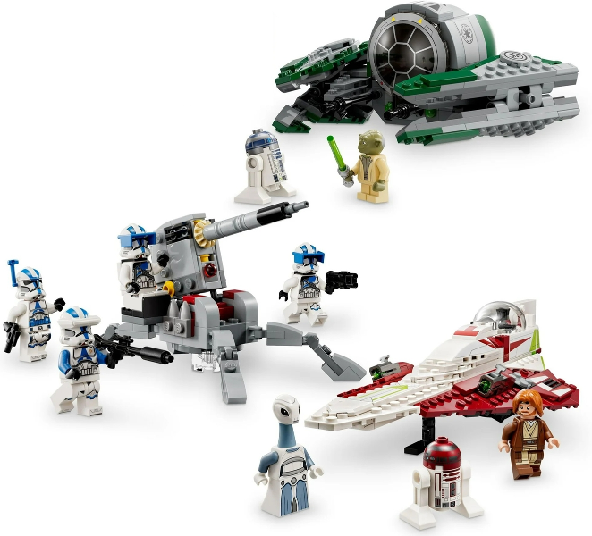 LEGO 66787 Star Wars Bundle Pack, 3 in 1 Galactic Gift Set (Sets 75333, 75345, and 75360) - Jedi Masters Gift Set