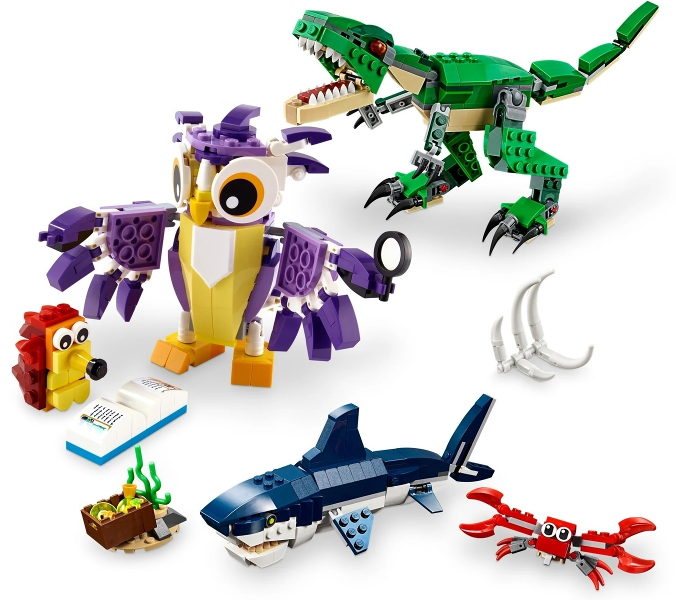 LEGO 66789 Creator Bundle Pack (Sets 31058, 31088, and 31125) - Animal Gift Set