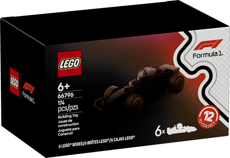 LEGO 66796 F1 Collectible Race Cars (Box of 6)