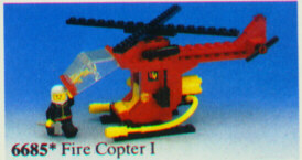 LEGO 6685 Fire Copter 1
