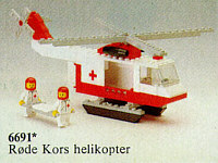 LEGO 6691 Red Cross Helicopter
