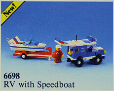 LEGO 6698 RV with Speedboat