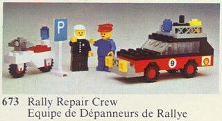 LEGO 673 Rally Repair Crew