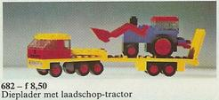 LEGO 682 Low-Loader and Tractor