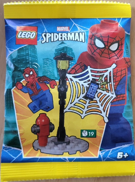 LEGO 682504 Spider-Man with Street Light paper bag