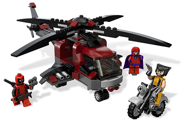 LEGO 6866 Wolverine's Chopper Showdown