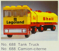 LEGO 688 Shell Tank Truck